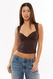 Soft Jolene Top, ESPRESSO BROWN - alternate image 1