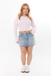 Kendal Cropped Knit Cardigan, PRINCIPESSA PINK - alternate image 2