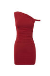 Soft Brianna Mini Dress, DEEP CHERRY - alternate image 6