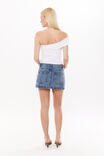 Soft Charlie Ruched Top, WHITE - alternate image 3