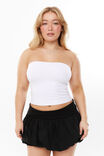 Foldback  Bubble Mini Skirt, BLACK - alternate image 2