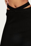 Nadine Midi Tube Skirt, BLACK