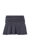 Posey Ruched Mini Skirt, WASHED NAVY/WHITE STRIPE - alternate image 6