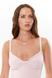 Luxe Twist Front Cami, SHERBERT PINK - alternate image 4