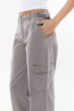 Matilda Cargo Pant, FOSSIL GREY - alternate image 4
