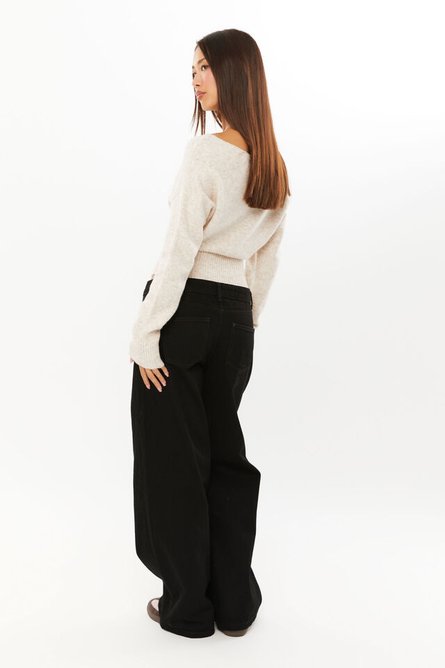 Low Rise Baggy Jean, BACK IN BLACK