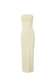 Super Smooth Strapless Maxi Dress, ICED YELLOW - alternate image 6