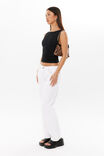 Super Smooth Ruched Tank, BLACK - alternate image 5