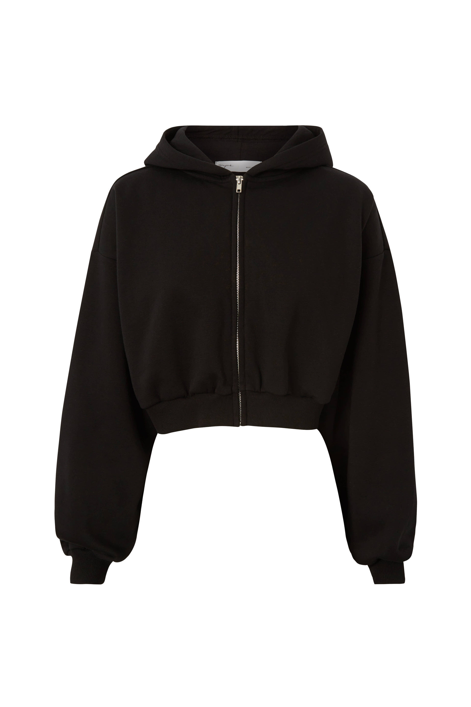 Jolie Cropped Zip Through Hoodie