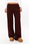 Jordyn Wide Leg Track Pant, WINTER WINE - alternate image 2