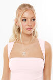 Alora Ruched Top, SHERBET PINK - alternate image 4
