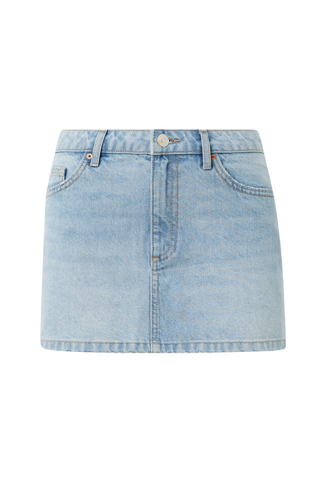 Maya Denim Mini Skirt, L.A. BLUE