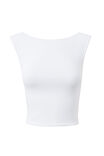 Super Smooth Backless Tank, WHITE - alternate image 6