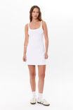 Lulu Super Smooth Scoop Neck Mini Dress, SUMMER WHITE - alternate image 1