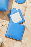 Personalised Compact Mirror, MYKONOS BLUE TEXTURE
