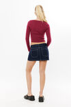 Sofi Square Neck Cardi, WILD BERRY - alternate image 3