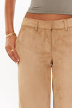 Ebony Faux Suede Pant, TAUPE - alternate image 4