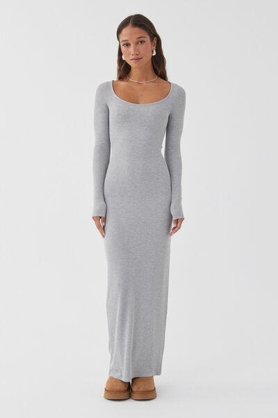 Grey Bodycon tight Dress, Women's Fashion, Dresses & Sets, Dresses on  Carousell