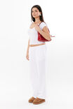 Neve Short Sleeve Off Shoulder Top, WHITE - alternate image 5