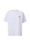 Oversized Graphic Tee, WHITE/LUCKY YOU - alternate image 6