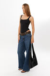 Luxe Square Scoop Bodysuit, BLACK - alternate image 2