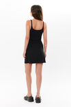 Lulu Super Smooth Scoop Neck Mini Dress, BLACK - alternate image 3