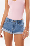 Cuffed Denim Short, HOUSTON BLUE - alternate image 4