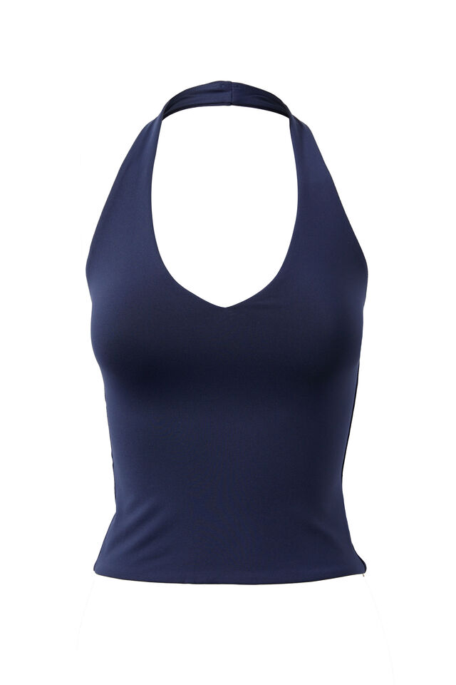 Luxe Halter Top, NIGHT NAVY