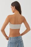 Luxe Cropped Bandeau, COOL BEIGE - alternate image 3