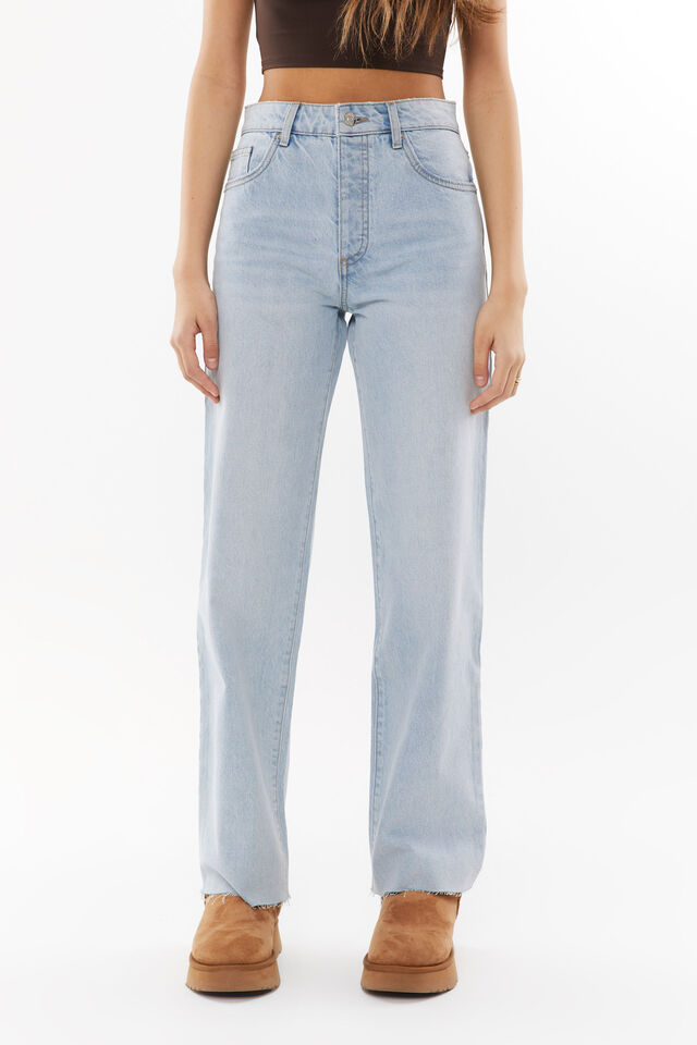 Straight Leg Jean, GLACIER BLUE