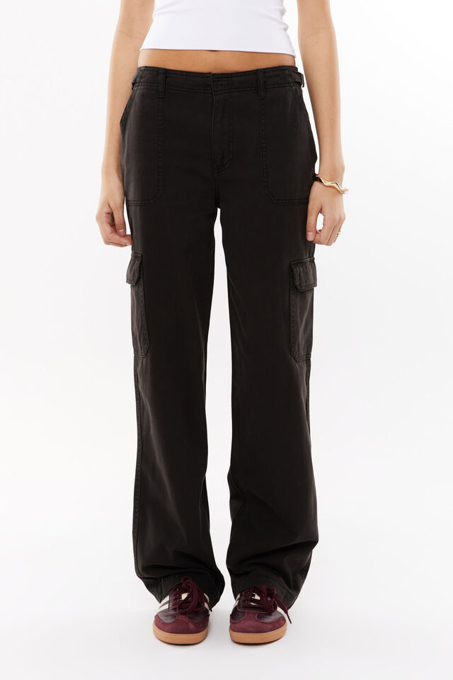 Matilda Cargo Pant, BLACK
