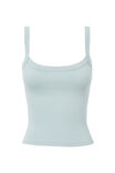 Riri Scoop Neck Tank, PASTEL JADE - alternate image 6