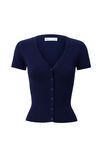 Stella Short Sleeve Knit, VARSITY NAVY - alternate image 6