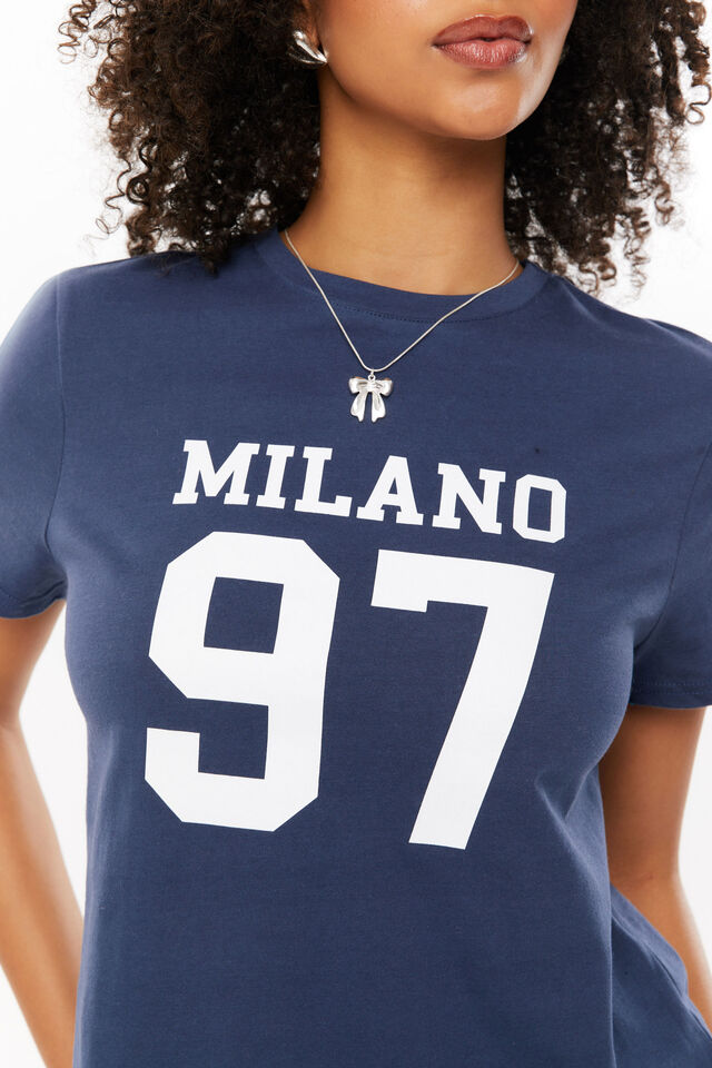Collegiate Graphic Tee, OXFORD NAVY/MILANO 97