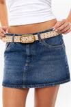 Maya Denim Mini Skirt, INDIANA BLUE - alternate image 3