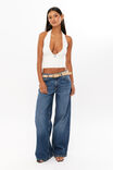 Molly Knit Halter Top, SUMMER WHITE - alternate image 2