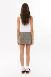 Eden Cargo Mini Skirt, NINA LEOPARD SMALL BROWN - alternate image 3