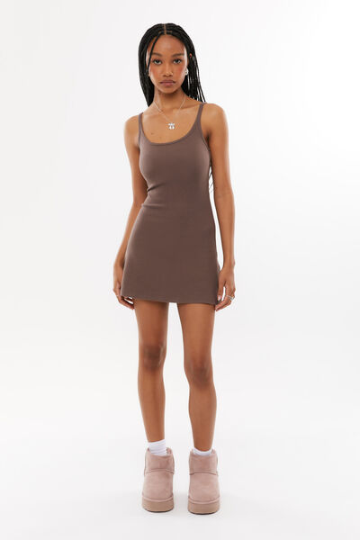 Lulu Scoop Neck Mini Dress