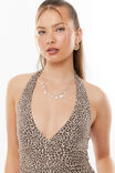 Soft Chelsea Halter Top, NINA LEOPARD BROWN - alternate image 4