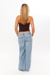 Stacey Strapless Top, CHOC CHERRY - alternate image 5
