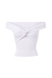 Soft Sunny Twist Top, WHITE - alternate image 6