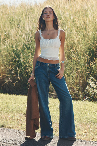 Super Baggy Flare Jean, TOKYO BLUE