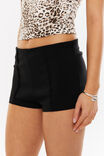 Ash Ponte Micro Short, BLACK - alternate image 3