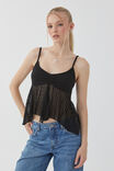 Nellie Textured Cami, BLACK - alternate image 1