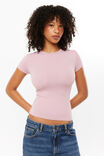 Luxe Longline Tee, VIOLETTE DUSK - alternate image 1