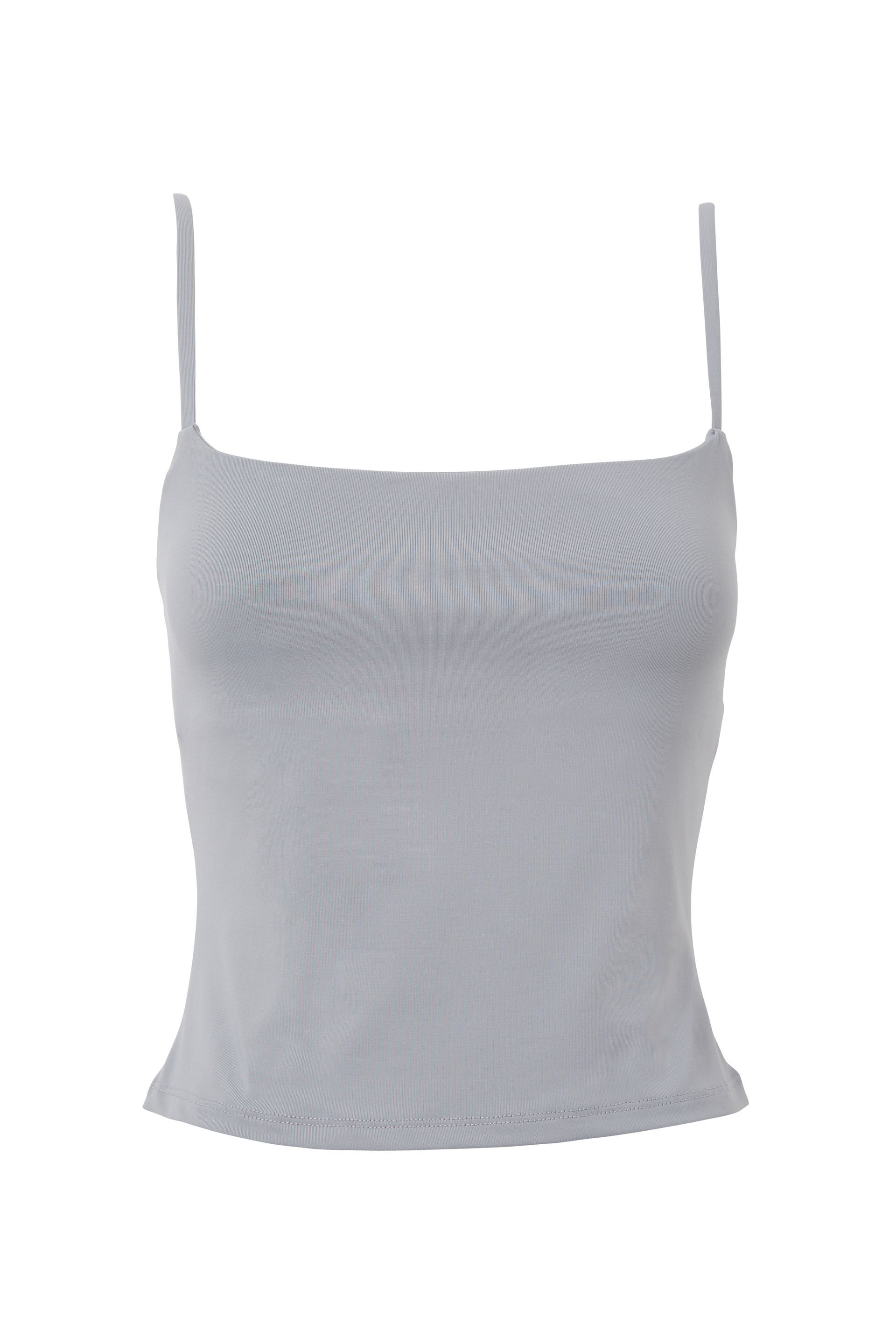 Grey spaghetti strap best sale top