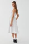 Eva Strapless Midi Dress, WHITE - alternate image 3