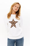 WINTER WHITE/CHEETAH STAR