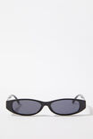 Kimi Ultra Thin Sunglasses, BLACK - alternate image 4