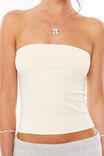 Cotton Longline Tube Top, LEMON PUFF - alternate image 4